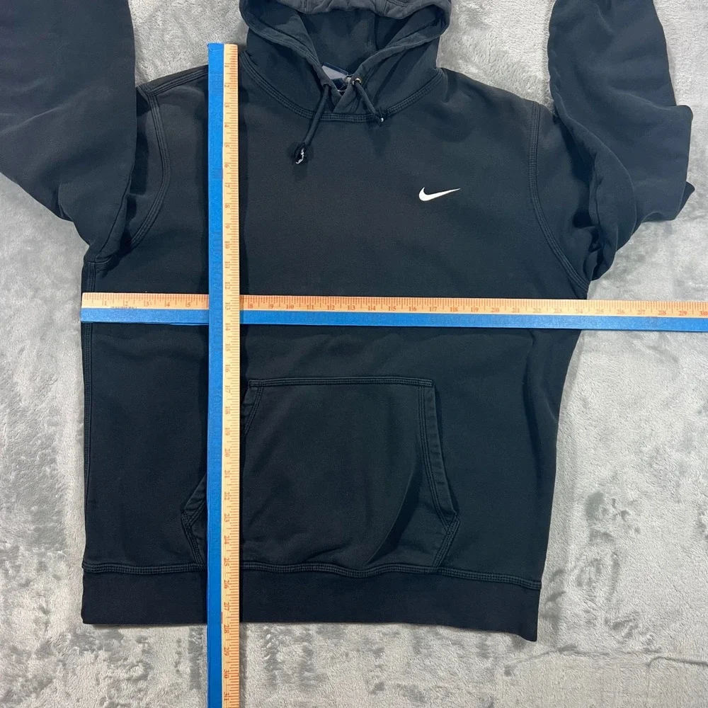NIKE Sportswear Club Fleece Hoodie Mens XL Black Good Sun Fade 611457 Hoody 2015